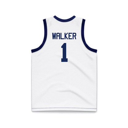 Marquette - NCAA Men's Basketball : Nash Walker - White Basketball Jersey-1