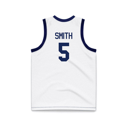 Marquette - NCAA Women's Basketball : Charia Smith - White Basketball Jersey-1