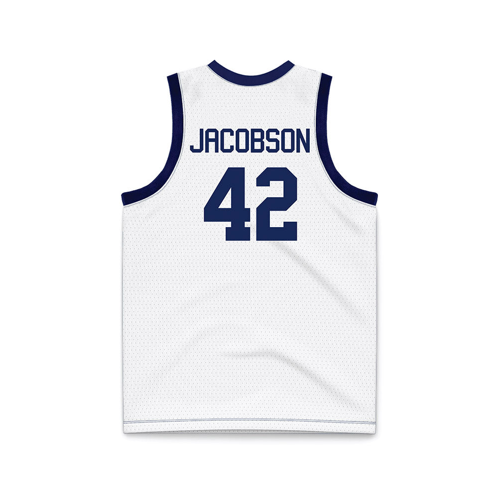 Marquette - NCAA Men's Basketball : Luke Jacobson - White Basketball Jersey