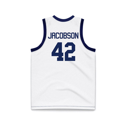 Marquette - NCAA Men's Basketball : Luke Jacobson - White Basketball Jersey