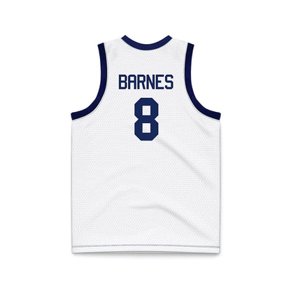Marquette - NCAA Women's Basketball : JJ Barnes - White Basketball Jersey-1