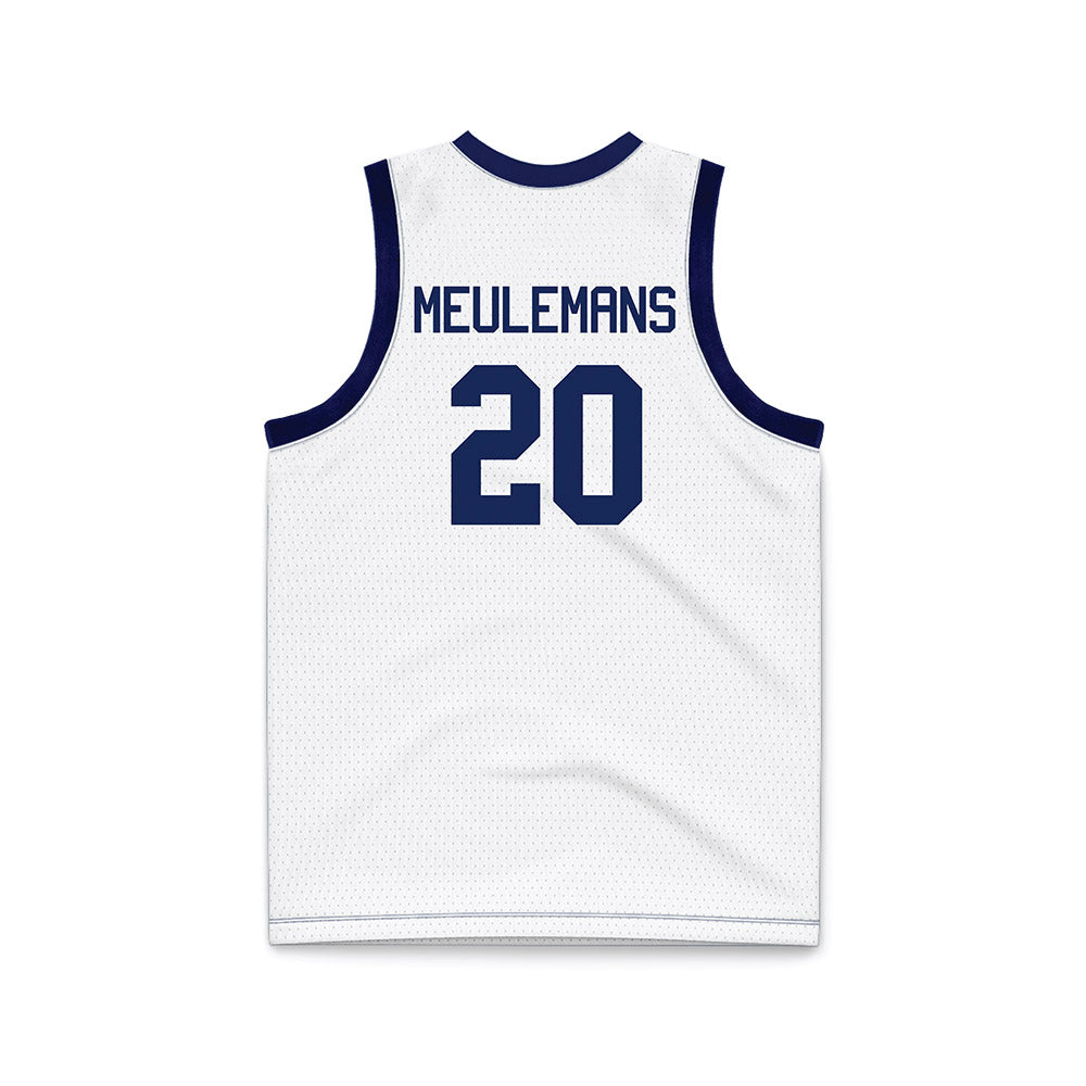 Marquette - NCAA Women's Basketball : Jordan Meulemans - White Basketball Jersey-1