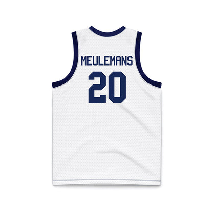 Marquette - NCAA Women's Basketball : Jordan Meulemans - White Basketball Jersey-1