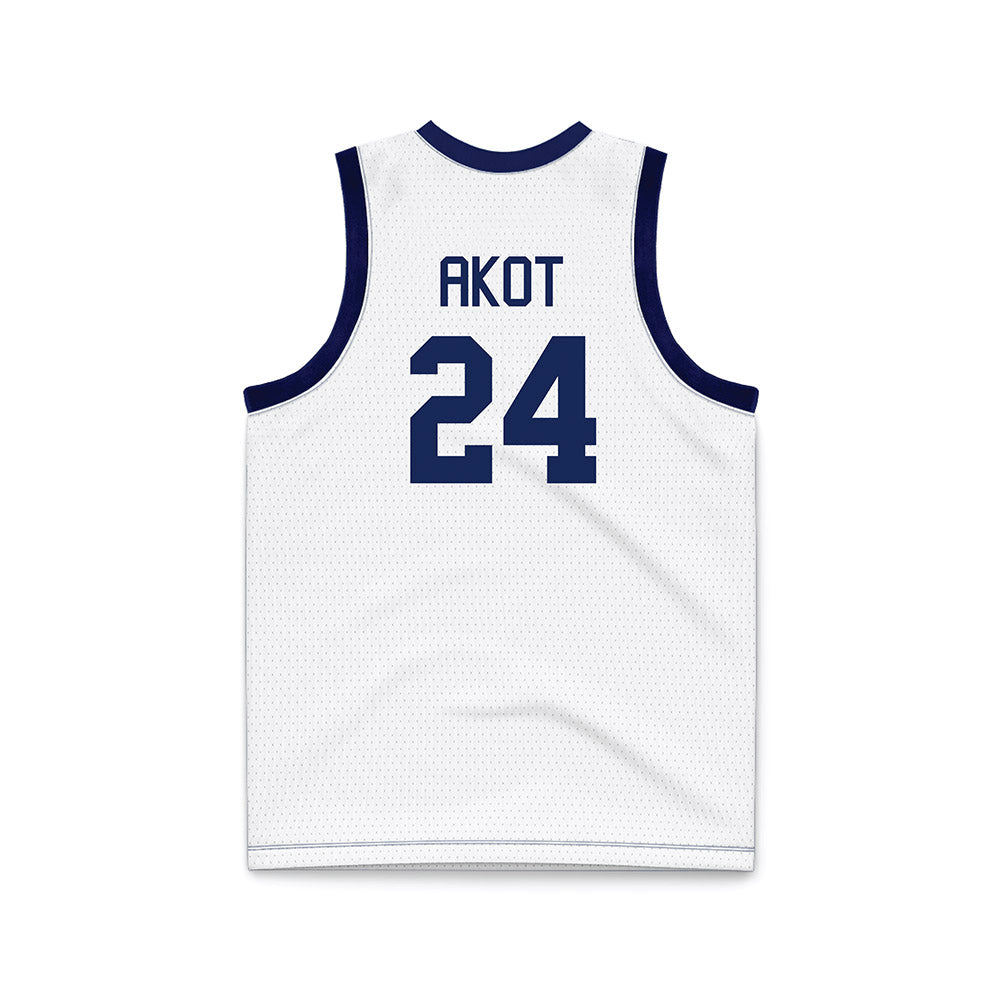 Marquette - NCAA Women's Basketball : Ayuen Akot - White Basketball Jersey