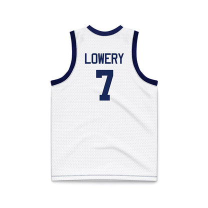 Marquette - NCAA Men's Basketball : Zaide Lowery - White Basketball Jersey-1