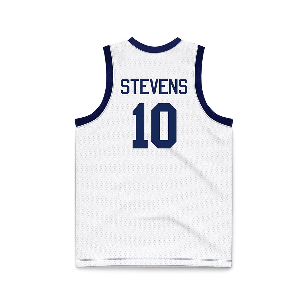 Marquette - NCAA Men's Basketball : Adrien Stevens - White Basketball Jersey-1
