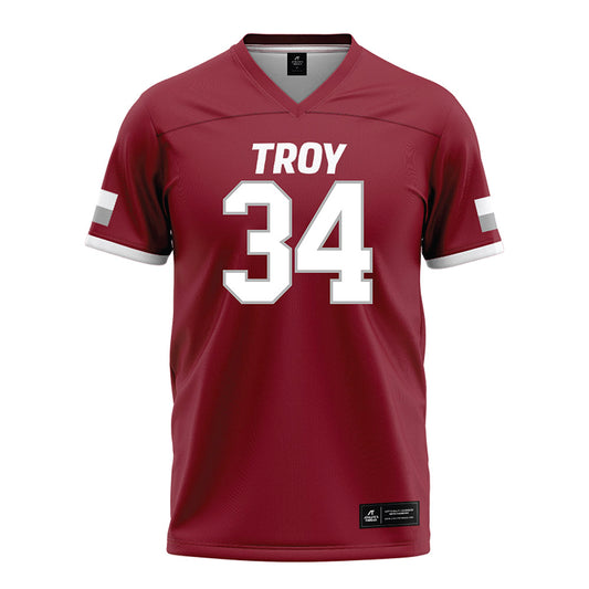 Troy - NCAA Football : Jeremiah Alvis - Football Jersey-0