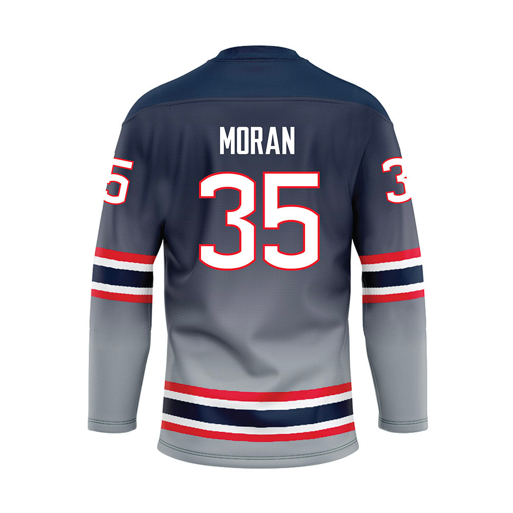 UConn - NCAA Women's Ice Hockey : Shannon Moran - Grey Hockey Jersey