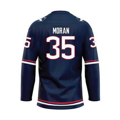 UConn - NCAA Women's Ice Hockey : Shannon Moran - Navy Hockey Jersey