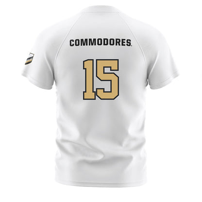 Vanderbilt - NCAA Women's Soccer : Sydney Watts - Stripes Soccer Jersey-1