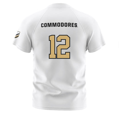 Vanderbilt - NCAA Women's Soccer : Hannah Mclaughlin - Stripes Soccer Jersey-1