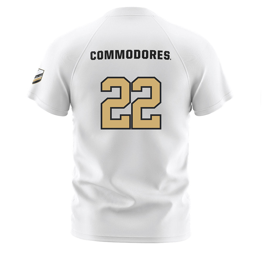 Vanderbilt - NCAA Women's Soccer : Ellett Smith - Stripes Soccer Jersey-1