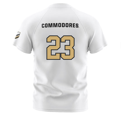 Vanderbilt - NCAA Women's Soccer : Maci Teater - Stripes Soccer Jersey-1