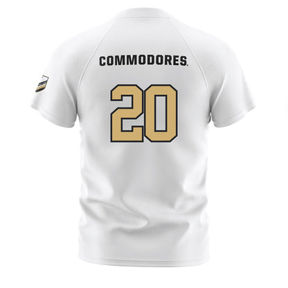 Vanderbilt - NCAA Women's Soccer : Susanna Soderman - Stripes Soccer Jersey-1