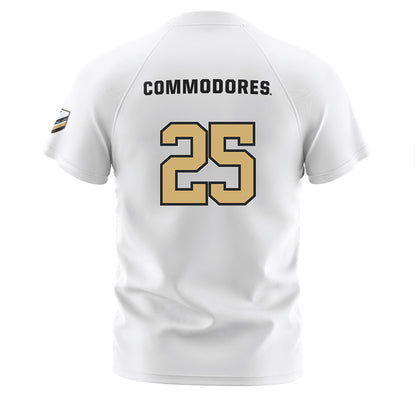 Vanderbilt - NCAA Women's Soccer : Caitlin Chase - Stripes Soccer Jersey-1