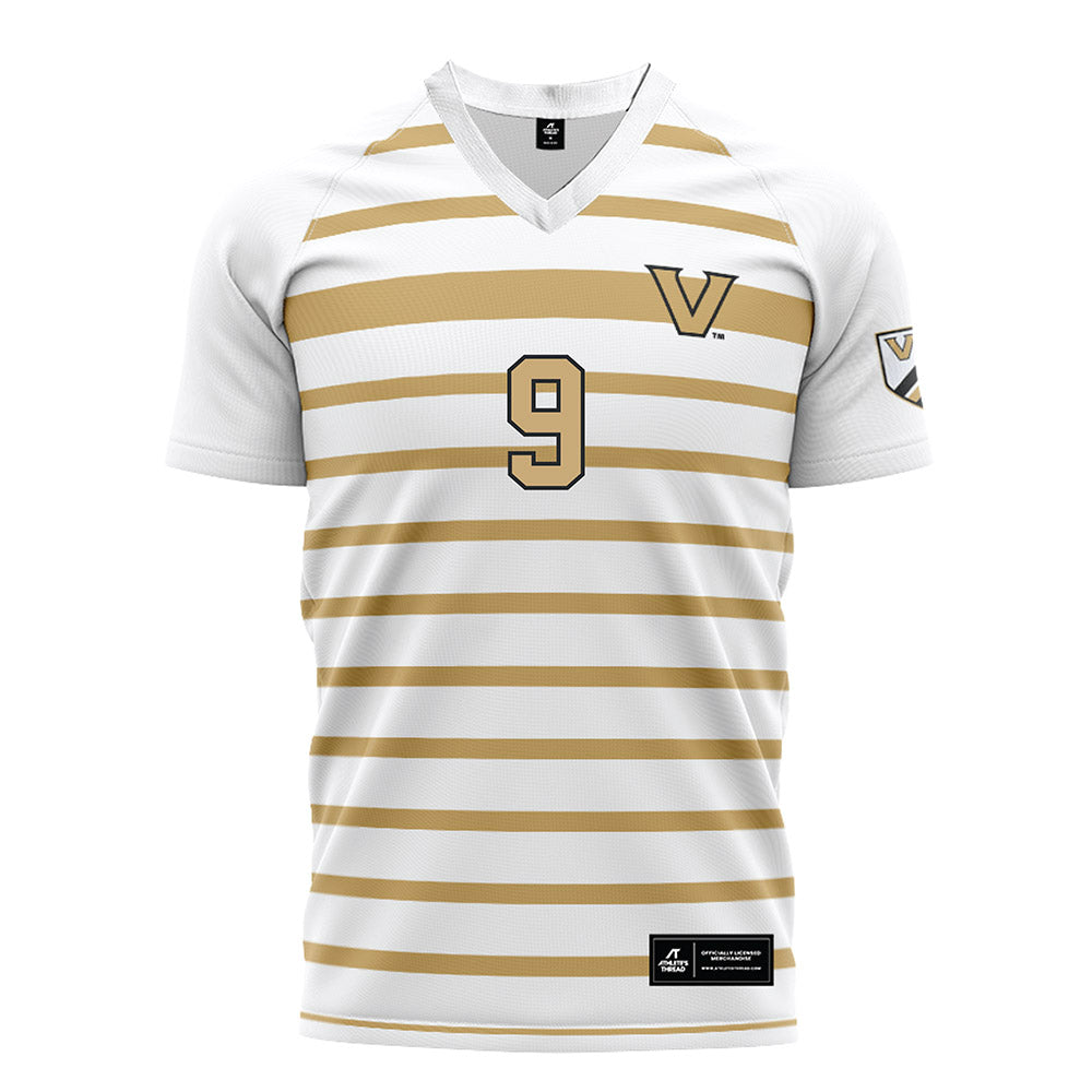 Vanderbilt - NCAA Women's Soccer : Victoria Pugh - Stripes Soccer Jersey-0