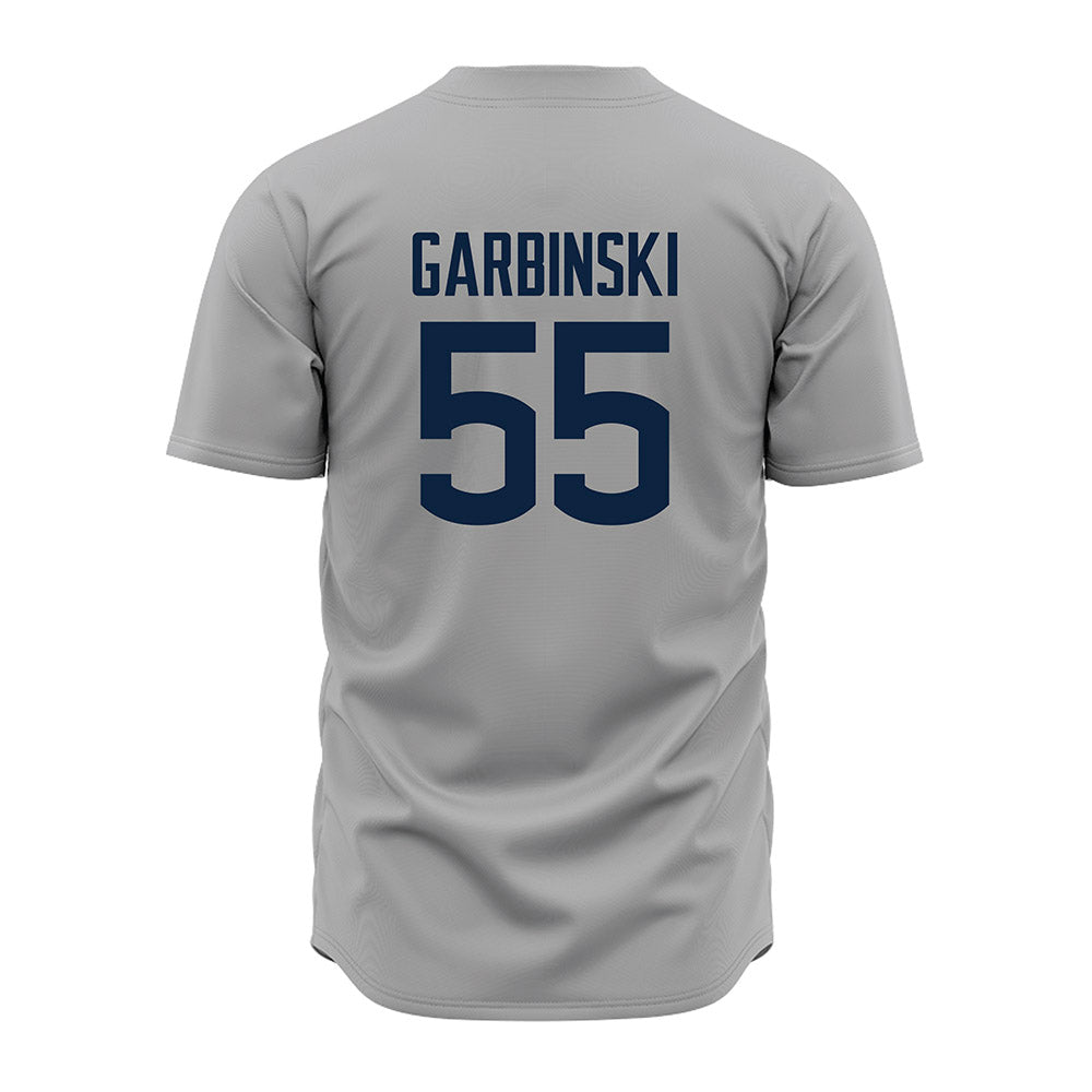 UConn - NCAA Baseball : Garret Garbinski - Gray Jersey