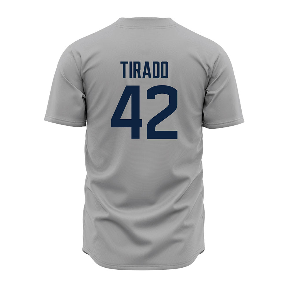 UConn - NCAA Baseball : Gabriel Tirado - Gray Jersey