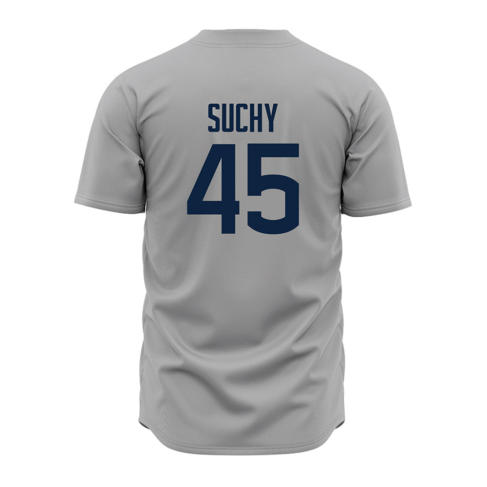 UConn - NCAA Baseball : Cayden Suchy - Gray Jersey-1