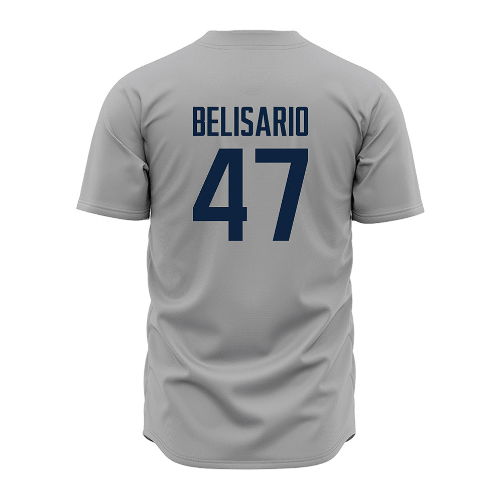 UConn - NCAA Baseball : Anthony Belisario - Gray Jersey-1