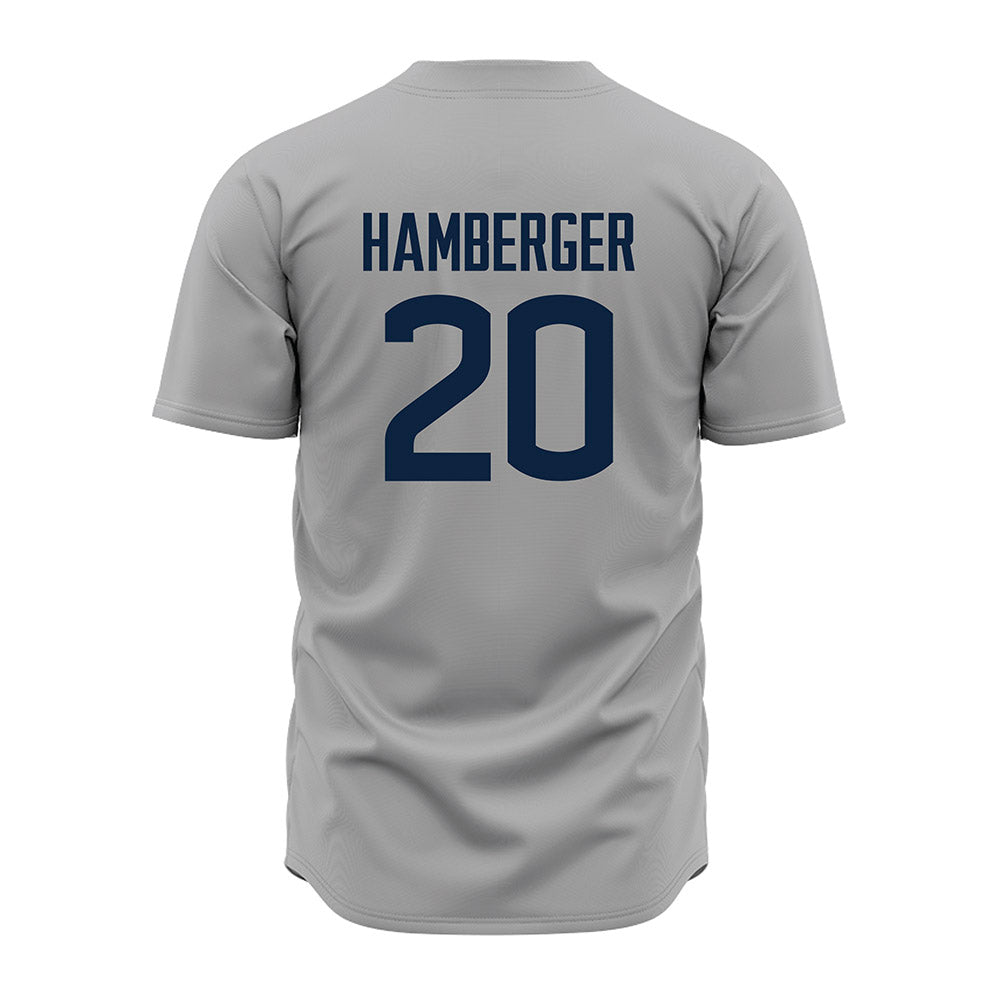 UConn - NCAA Baseball : Evan Hamberger - Gray Jersey