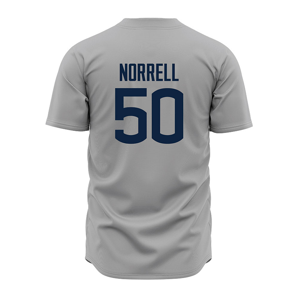 UConn - NCAA Baseball : Owen Norrell - Gray Jersey