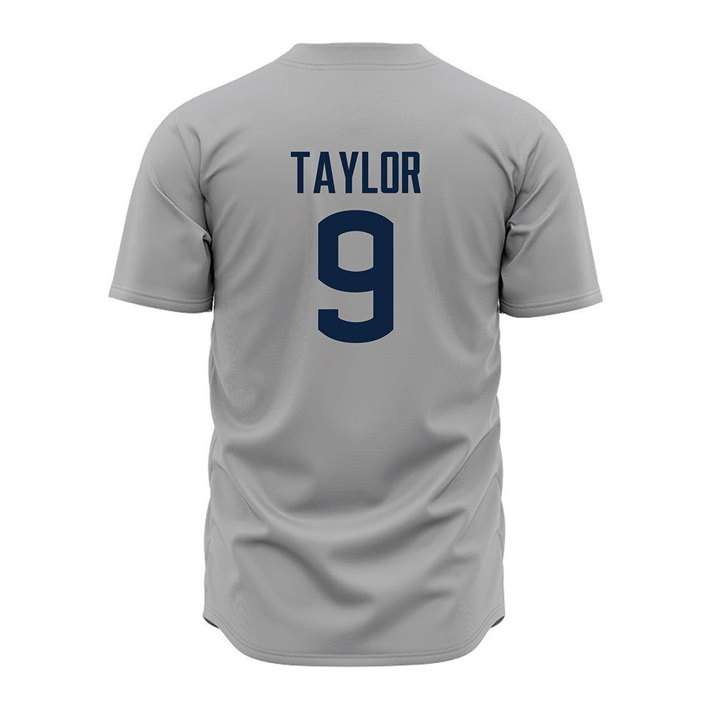 UConn - NCAA Baseball : Chase Taylor - Gray Jersey-1