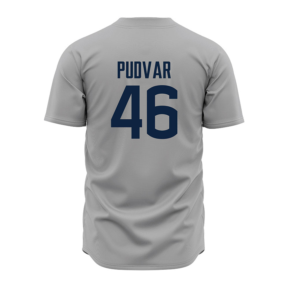 UConn - NCAA Baseball : Oliver Pudvar - Gray Jersey