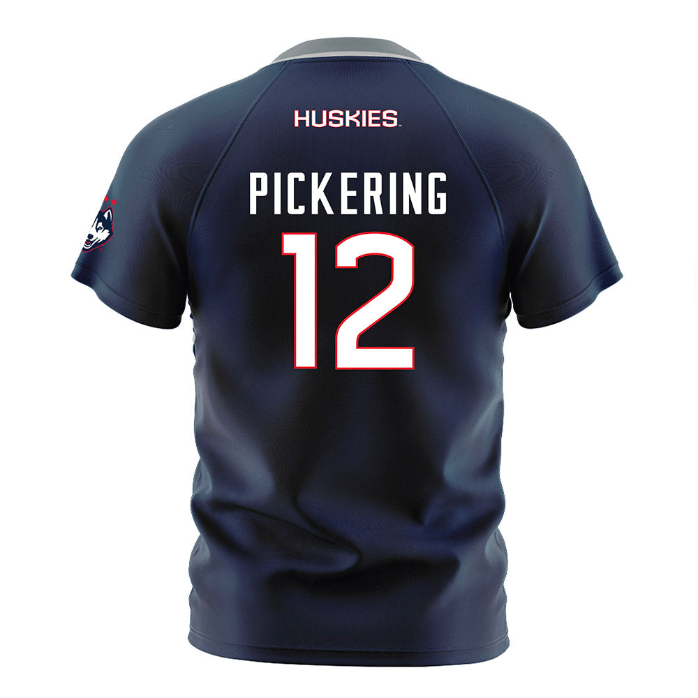 UConn - NCAA Men's Soccer : Evan Pickering - White Soccer Jersey