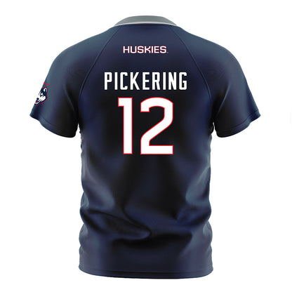 UConn - NCAA Men's Soccer : Evan Pickering - White Soccer Jersey