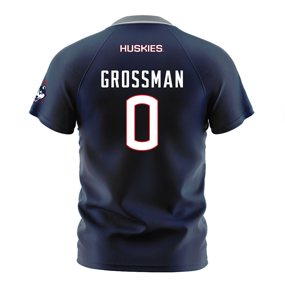 UConn - NCAA Men's Soccer : Joseph Grossman - White Soccer Jersey