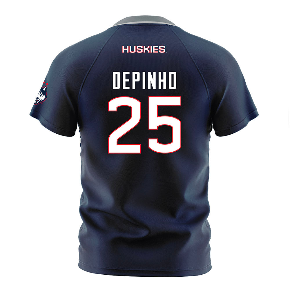 UConn - NCAA Men's Soccer : Mateo DePinho - White Soccer Jersey