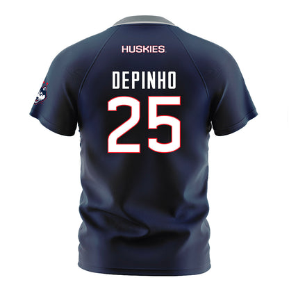 UConn - NCAA Men's Soccer : Mateo DePinho - White Soccer Jersey