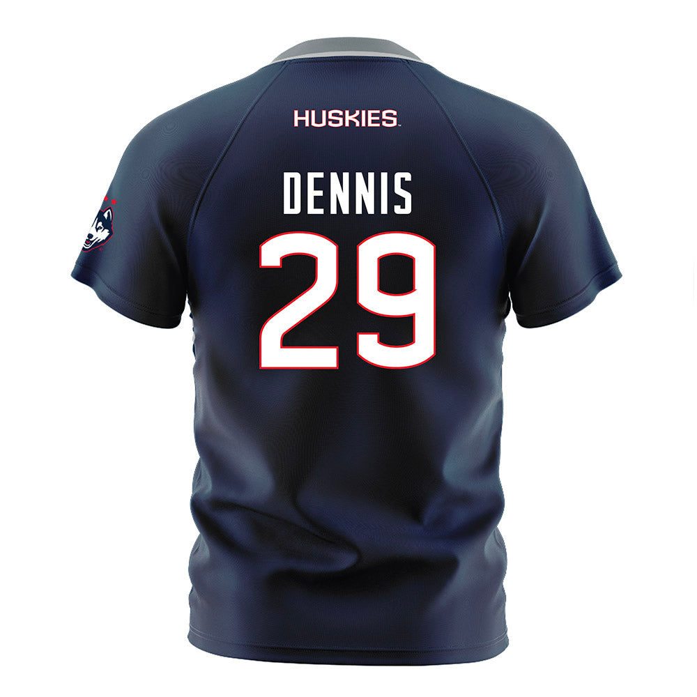 UConn - NCAA Men's Soccer : Giovanni Dennis - White Soccer Jersey