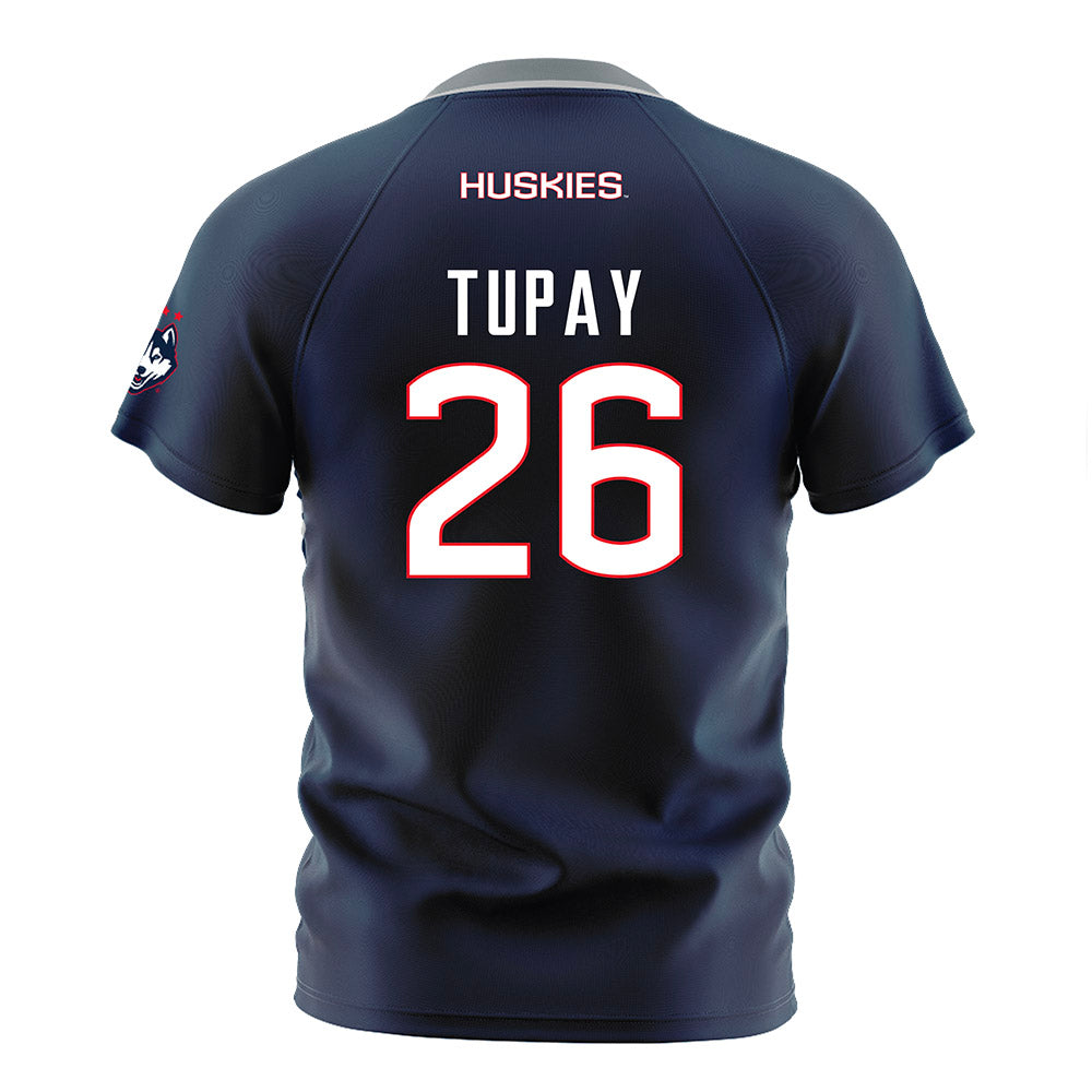 UConn - NCAA Men's Soccer : Alex Tupay - White Soccer Jersey