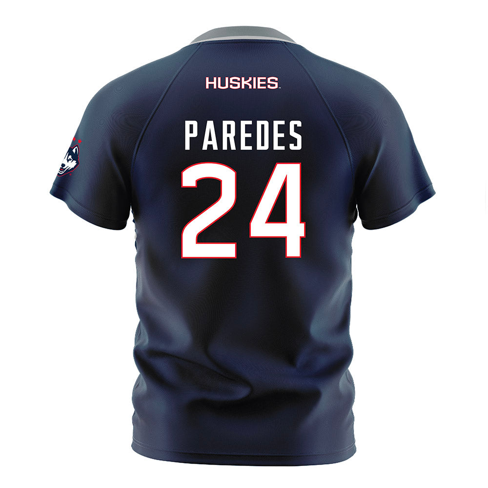 UConn - NCAA Men's Soccer : Matias Paredes - White Soccer Jersey