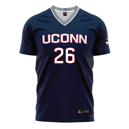 UConn - NCAA Men's Soccer : Sebastian Francis - White Soccer Jersey-0