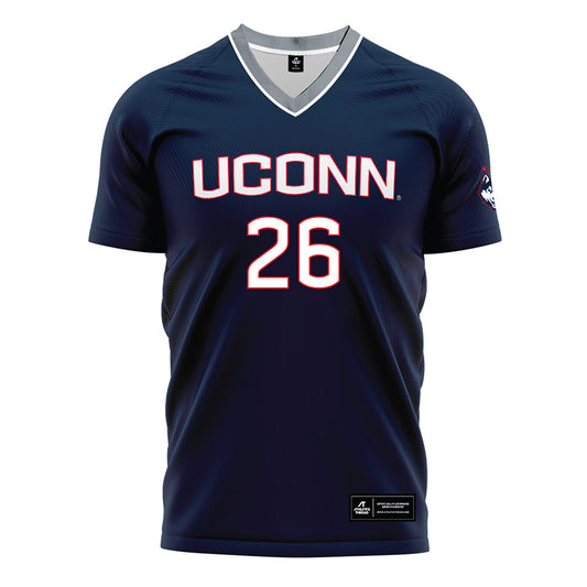 UConn - NCAA Men's Soccer : Sebastian Francis - White Soccer Jersey-0
