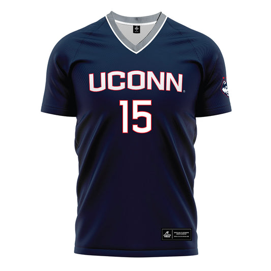 UConn - NCAA Men's Soccer : Marco Valentic - White Soccer Jersey