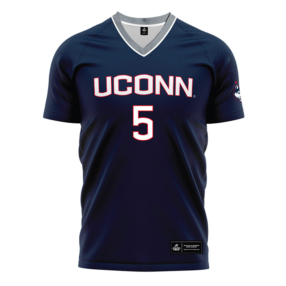 UConn - NCAA Men's Soccer : Alex Tupay - White Soccer Jersey-0