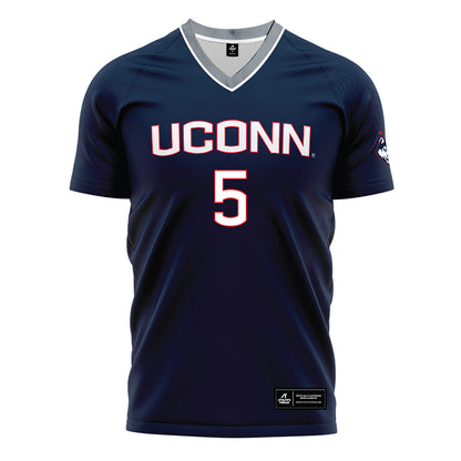 UConn - NCAA Men's Soccer : Alex Tupay - White Soccer Jersey-0