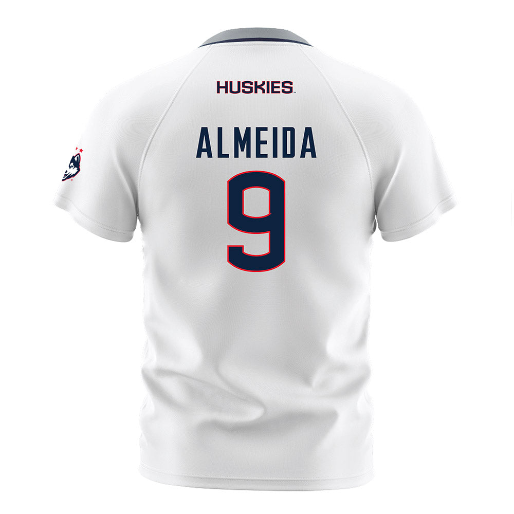 UConn - NCAA Men's Soccer : Lucas Almeida - White Soccer Jersey