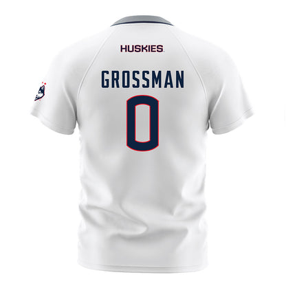 UConn - NCAA Men's Soccer : Joseph Grossman - White Soccer Jersey