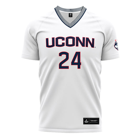 UConn - NCAA Men's Soccer : Matias Paredes - White Soccer Jersey