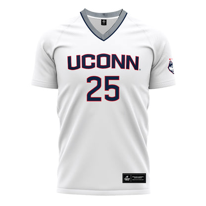 UConn - NCAA Men's Soccer : Mateo DePinho - White Soccer Jersey