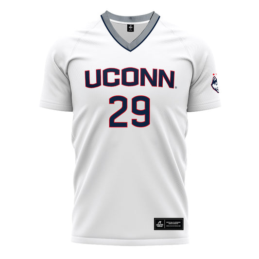 UConn - NCAA Men's Soccer : Giovanni Dennis - White Soccer Jersey