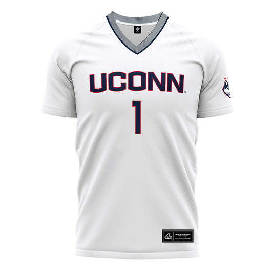 UConn - NCAA Men's Soccer : Max Kerkvliet - White Soccer Jersey