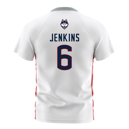 UConn - NCAA Women's Soccer : Taylor Jenkins - White Soccer Jersey