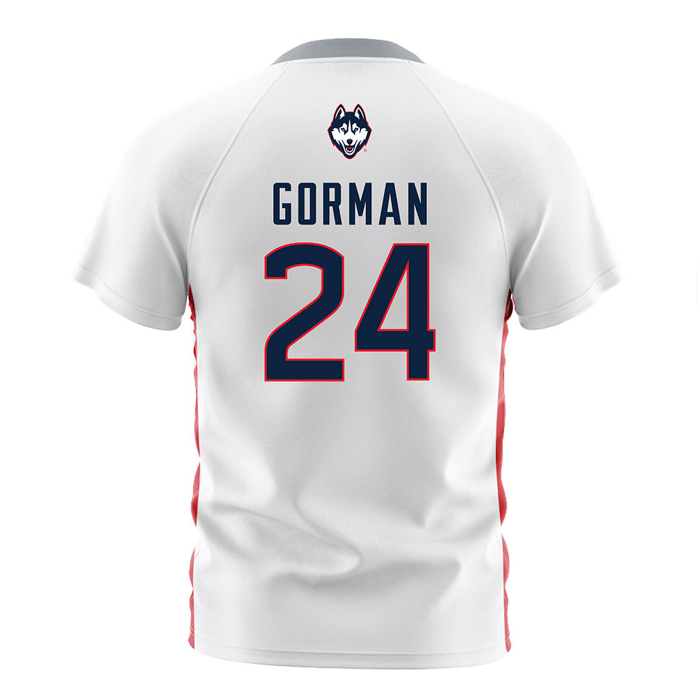 UConn - NCAA Women's Soccer : Kileigh Gorman - White Soccer Jersey
