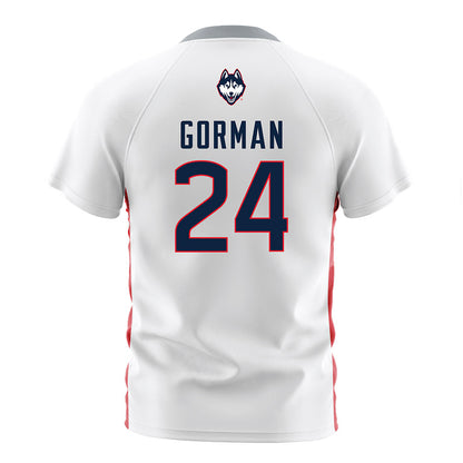 UConn - NCAA Women's Soccer : Kileigh Gorman - White Soccer Jersey
